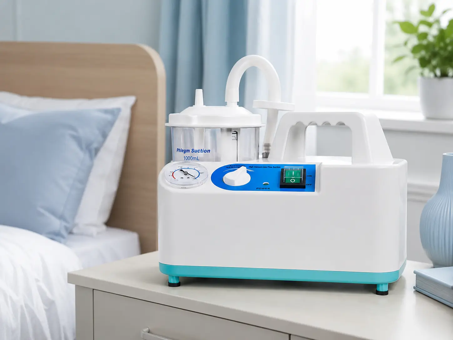 Aspirateur chirurgical électrique OP-AC05 sur roulettes