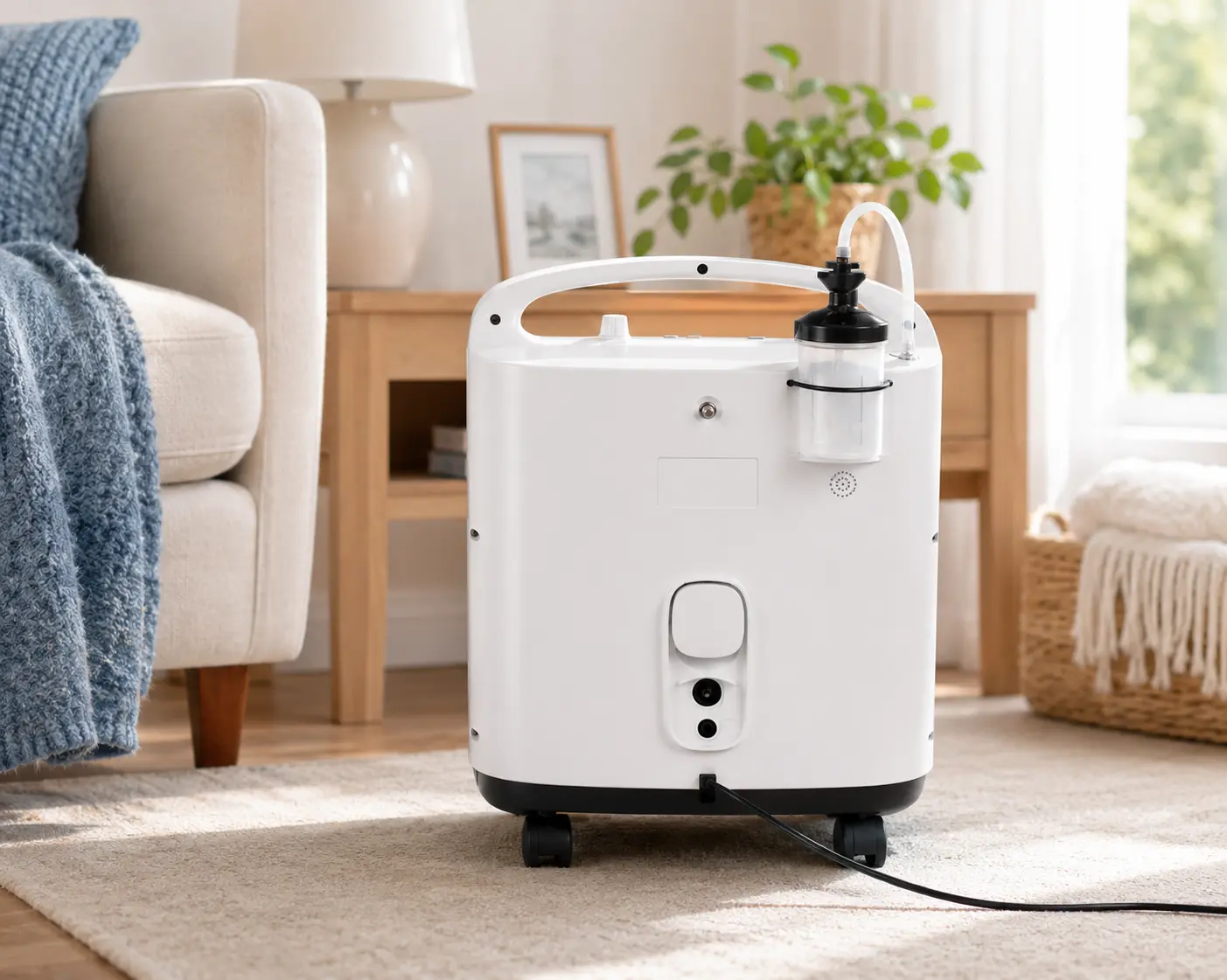 Concentrateur d'oxygène 5L silencieux Optimox avec nébuliseur
