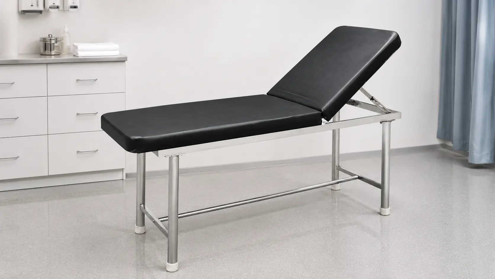 Table d'examen médicale avec dossier réglable