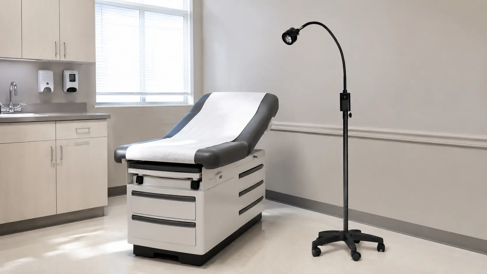 Lampe chirurgicale LED avec bras flexible