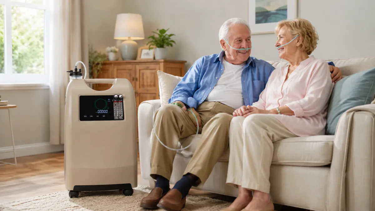 Concentrateur d’oxygène 10 litres par minute avec nébuliseur en location